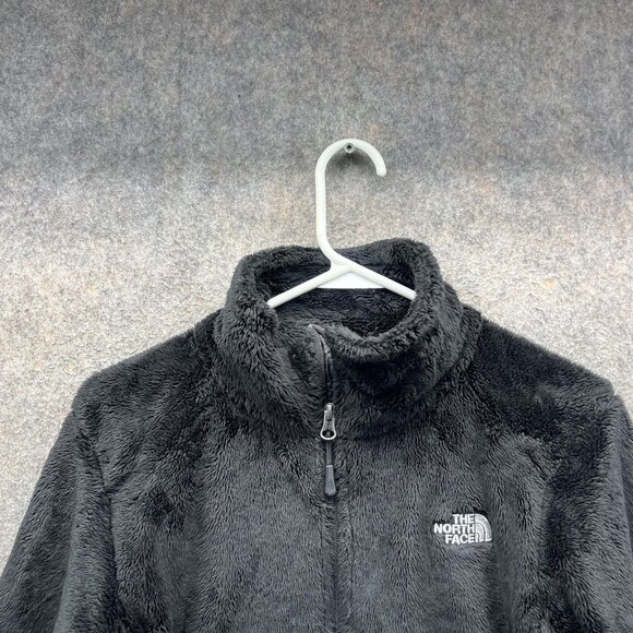 The North Face Fleece Jacket Womens Medium Black Osito 2 Soft Full Zip - Picture 10 of 12